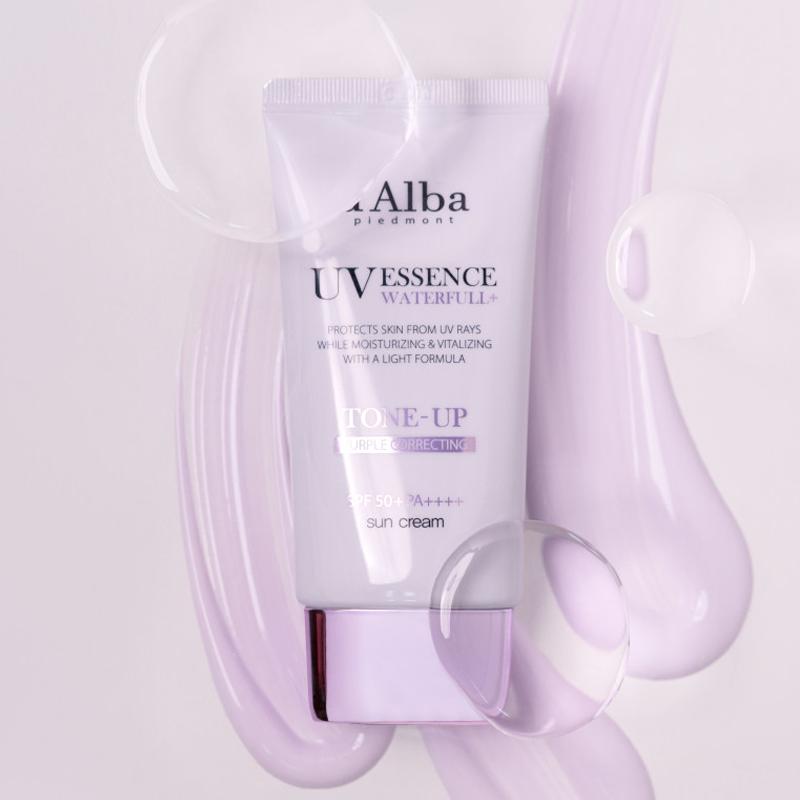d'Alba Waterfull UV Essence Tone Up Sonnencreme #Purple SPF 50+ PA++++ 50ml