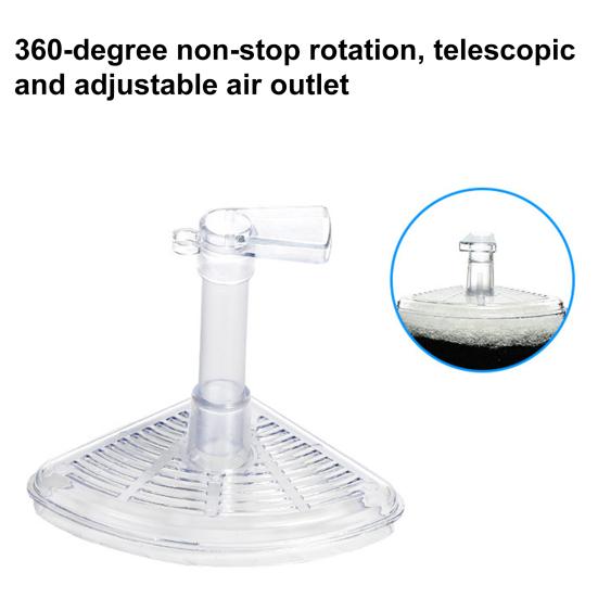 Угловой фильтр для аквариума, фильтр-губка с аэрацией для аквариума, угловой фильтр для биофильтрации с различными видами фильтрующих материалов для аквариума с мальками, креветками, нано-рыбками