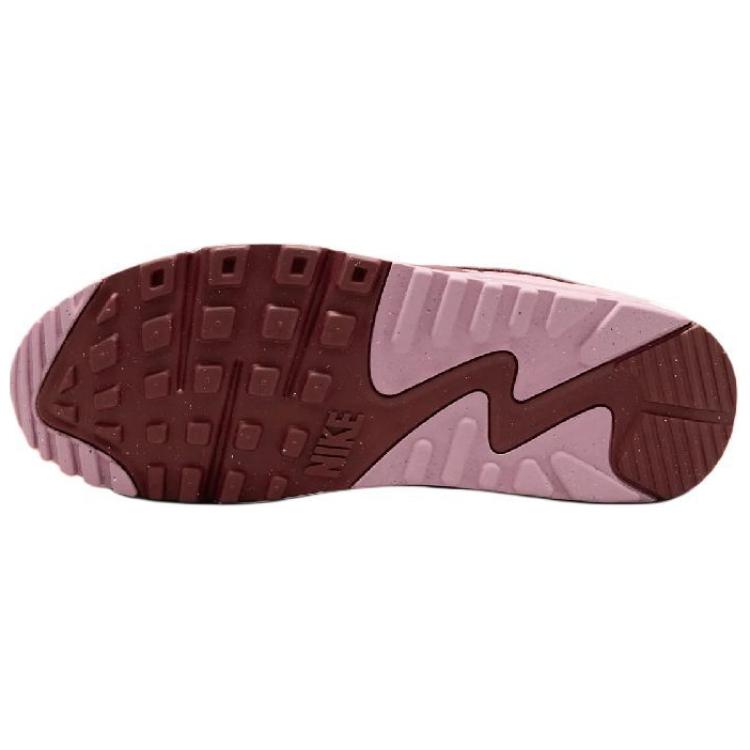 Nike Женские кроссовки Air Max 90 SE Неаполитанский Фиолетовый Темный Командный Красный Платиновый Оттенок HM9451-600