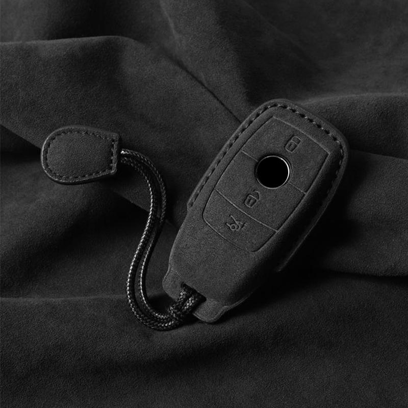 Car Key Case For Mercedes Benz E C S GLC Class E200 E400 E63 W213 S550 S560 C260 A200 Keyless Cover Shell Fob Car Accessories BC2 QQ32