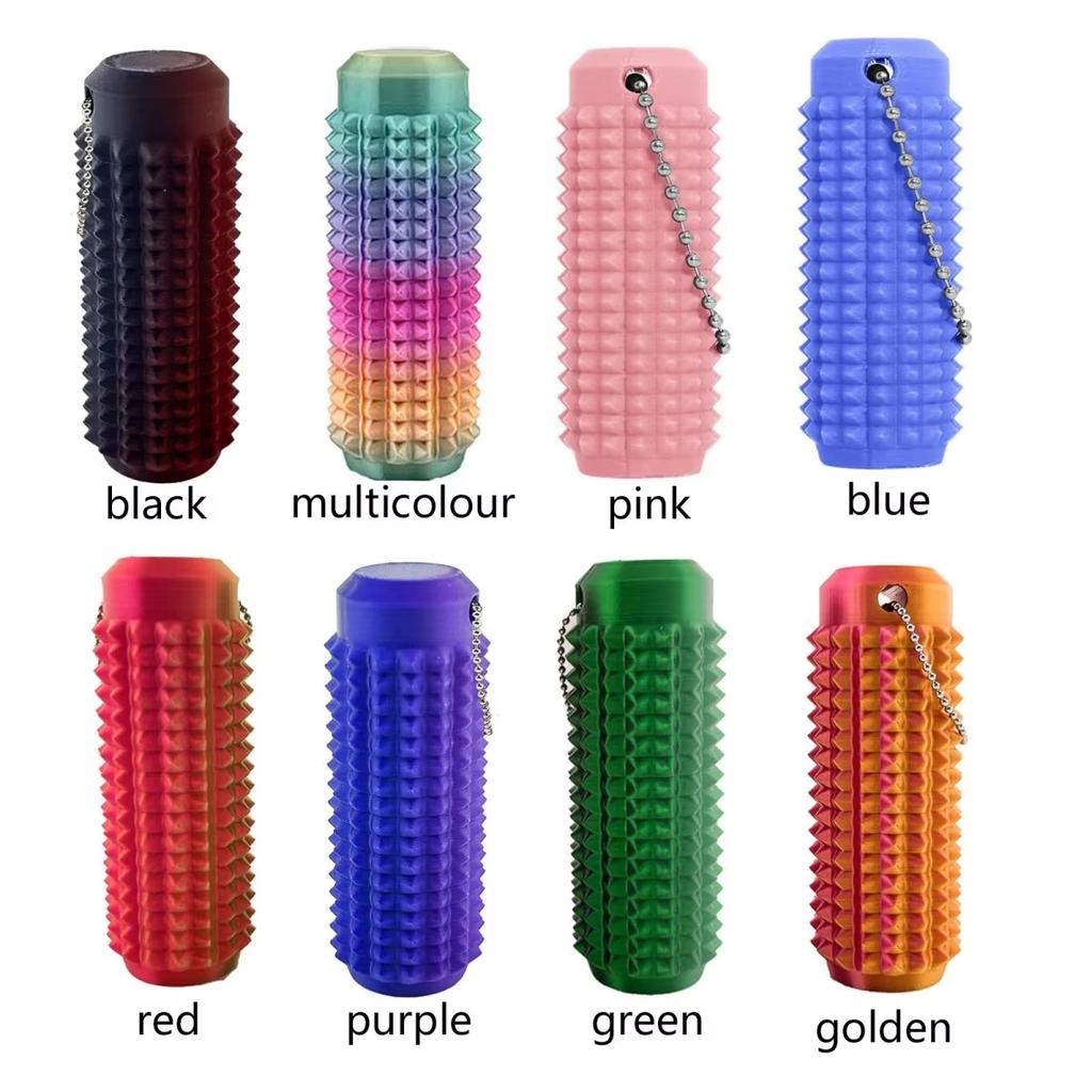 Стимулирующие боль Игрушки-антистресс Ролик для взрослых Колючая брелок-игрушка для тревожности Сенсорные игрушки Оригинальные подарки для друзей