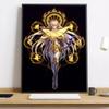 Saint Seiya Classic Anime Painting Calligraphy HD Canvas Poster living room bedroom bar aesthetic decoration