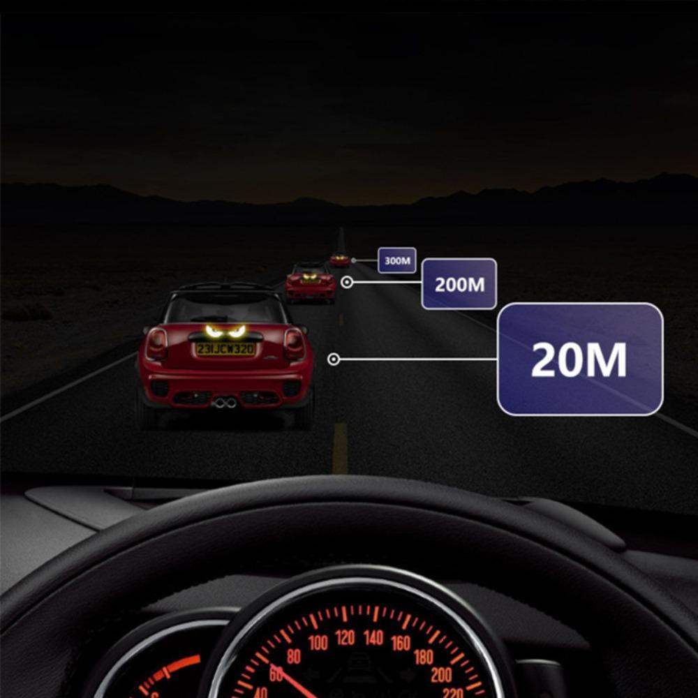 2 шт./компл. светоотражающие полоски безопасности кошачий глаз ночное предупреждение наклейки автомобильные аксессуары наклейки на окна