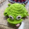 Creative Crochet Squirrel Coasters Pressable Drink Insulation Pad Gift Water Cup Mat  Tableware