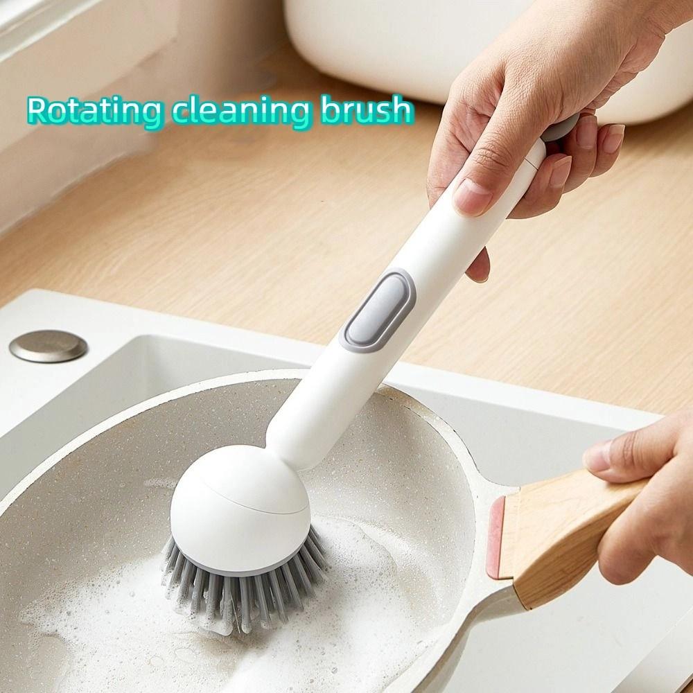 Подвесная кухонная утварь Щетка Вращающаяся Скребок для кастрюль Инструмент для чистки Щетка для мытья посуды Кухня