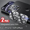 2шт интегрированная пленка для объектива iPhone 16 Pro Max полная защита объектива для iPhone 16Promax 15Promax Защитная пленка для объектива камеры