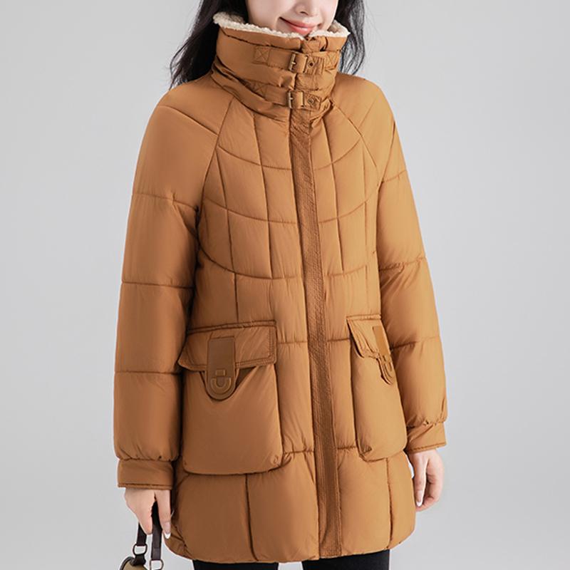 Fashion Woman Long Parkas Winter Coat Plus Size Loose Thick Warm Outerwears Elegant Women's Jackets