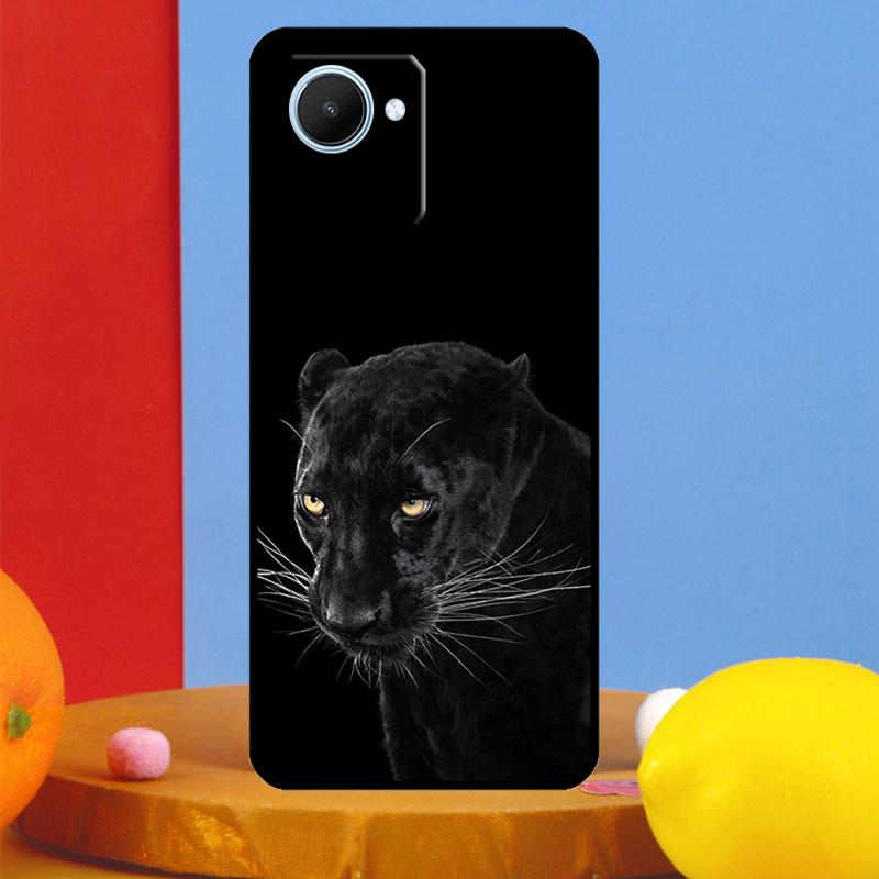 Животное Пантера Для Realme C55 C53 C67 C51 C35 C33 C31 C30 C25s C21Y GT Neo 6 5 9 10 11 12 Pro Plus Чехол