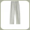 Women's Loose Plaid Pajama Trousers for Spring/Summer: Lightweight, Anti-Mosquito Design for Home or Outdoor Wear.