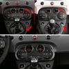 Настоящее твердое сухое углеволокно для Abarth 595 695 595C 695C 2012-2022 2023 2024 Fiat 500 500C 2008-2024 AC Цифровой/Ручной климат