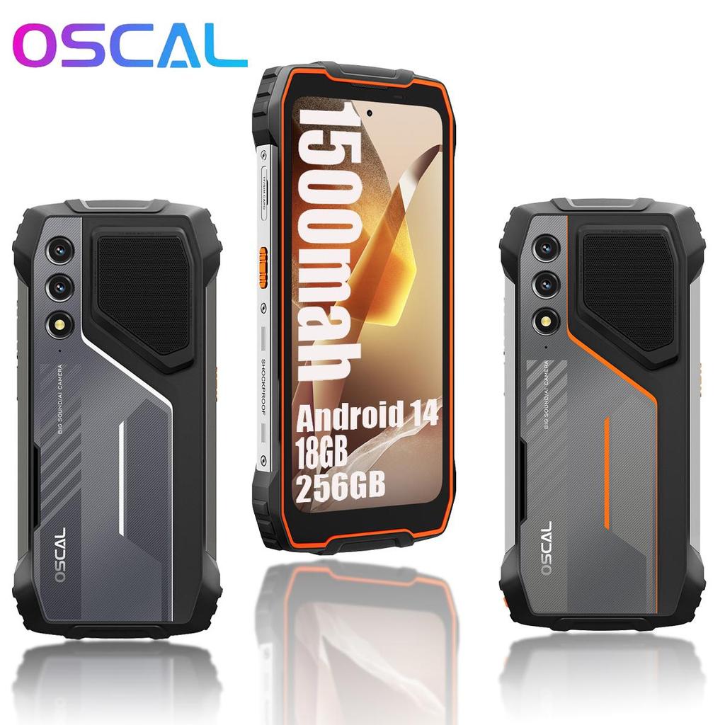 Blackview OSCAL PILOT 1 Защищенный смартфон 18 ГБ ОЗУ 256 ГБ ПЗУ 6,67 дюйма Android 14 15000 мАч