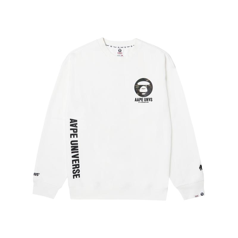 Aape Sweatshirts Men's Crew Neck Moderate Regular AAPSWMA324XXL