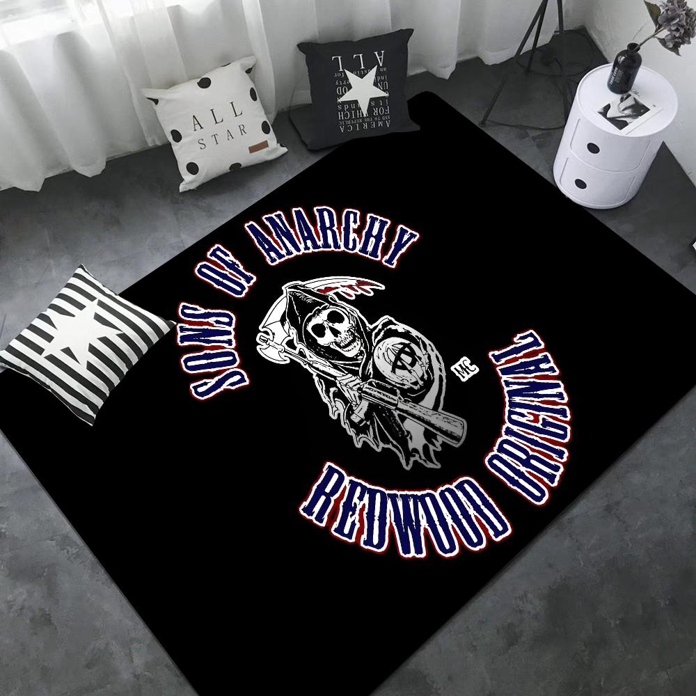 Сыны Анархии Американские Коврики для Комнаты Противоскользящие Впитывающие Воду Длинный Коврик-Подушка Коврик для Спальни Приветственный Дверной Коврик