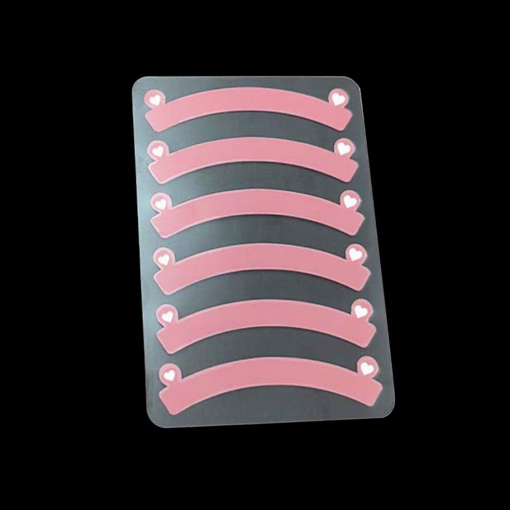 3Pairs Reusable Silicone Eyelash Perm Pads Applicator Tools Eyelash Lifting Shield  for Women
