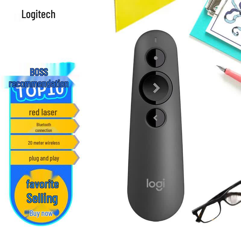 Logitech Беспроводной презентер R500/R500S с лазерной указкой