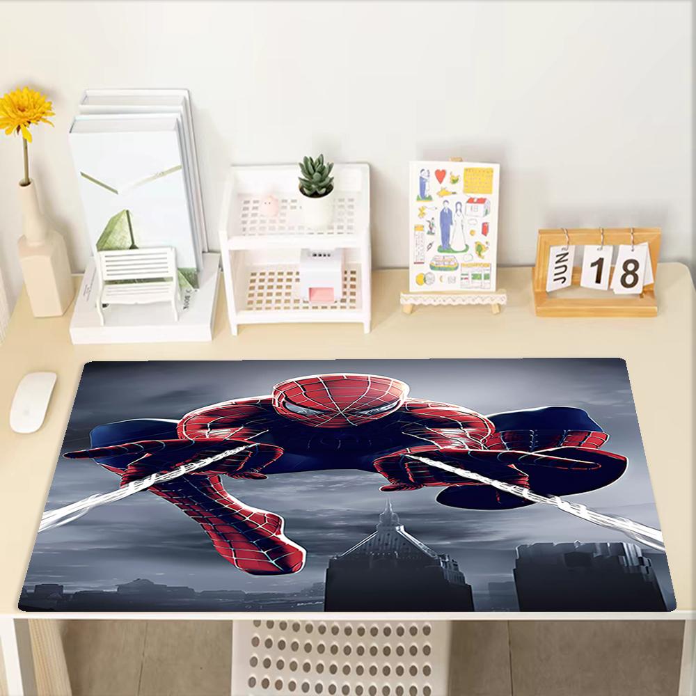 Spider Man Theme Mouse Pad, Non Slip Rubber Base, Multifunctional Office & Home Decor, Perfect for Workspace Personalization.