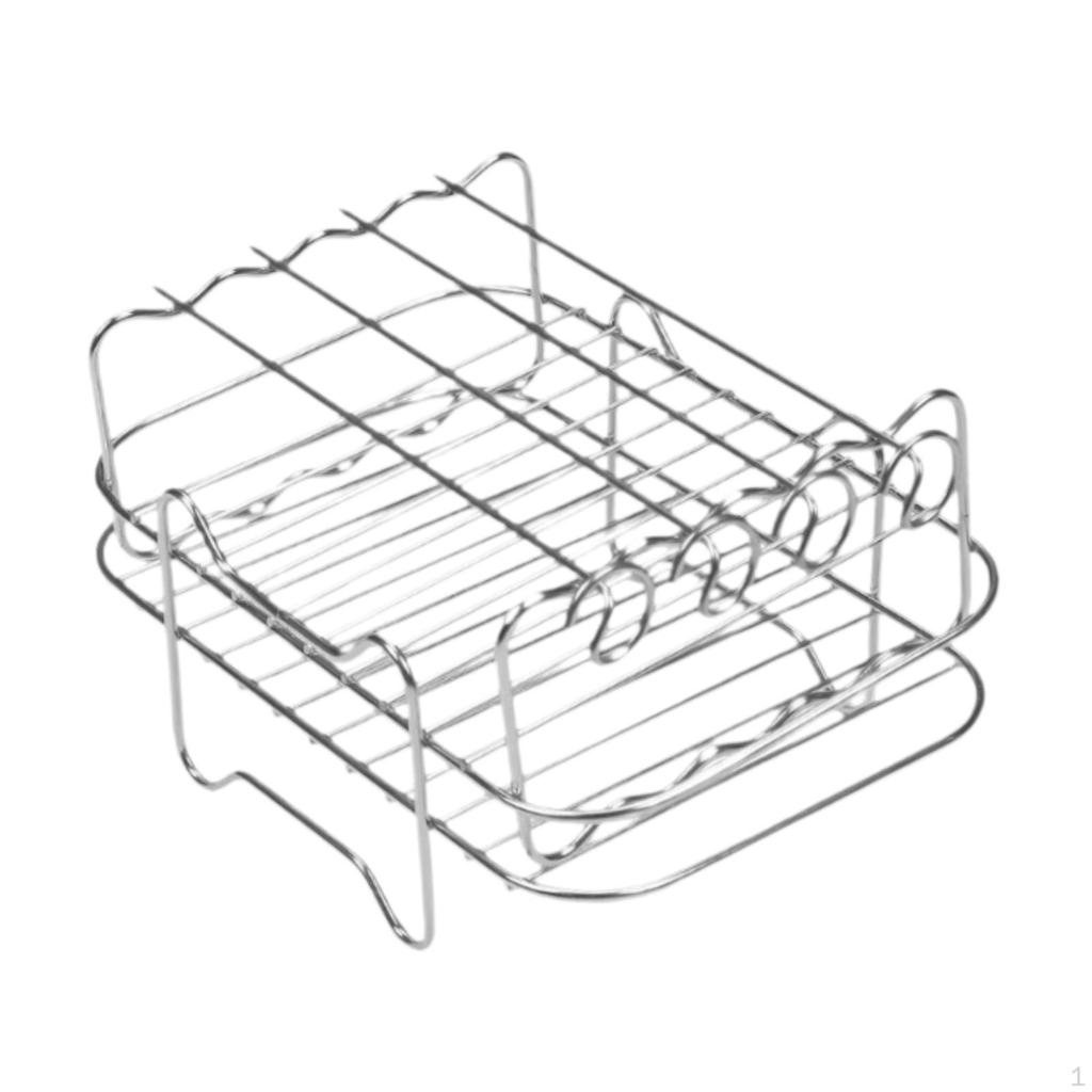 Air Fryer Rack,Dehydrator Rack,Air Fryers Accessories,Multi Purpose Stainless Steel Multi Layer