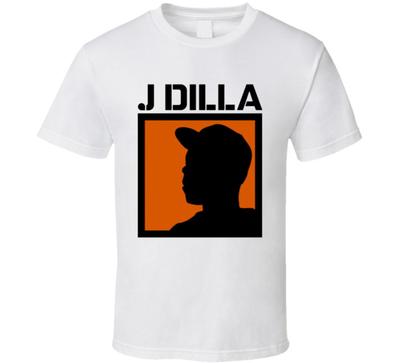 Футболка с принтом рэпера J Dilla Белая с коротким рукавом Все размеры от S до 345XL Модель JJ3567