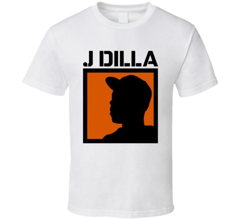Футболка с принтом рэпера J Dilla Мужские Женские Футболки Топ Белый Короткий рукав Все размеры от S до 345XL JJ3567Модель
