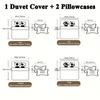 3Pcs Duvet Cover Collection Tiger Print Bedding Collection Soft Comfortable Duvet Cover For Bedroom Guest Room