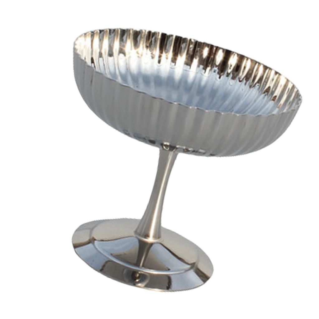 Миска для мороженого из нержавеющей стали Элегантная десертная чашка для домашних вечеринок и общественных мероприятий Блюдо для подачи сорбета и мусса