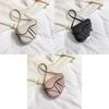 Stylish Cross-border Shoulder Bag 2023 Summer Pure Color Pu Saddle Bag Wholesale