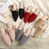 2025 Fall New Women's Mules Shoeless Half Slippers Sandals Loafers Ballet Flats Zapatos Mujer Calzado Women's Shoes 33-42