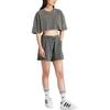Adidas Originals ESSENTIALS Drop Shoulder Sleeve T Shirt Women's Black IT9883