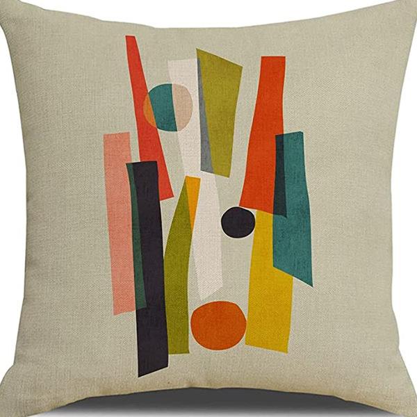 Популярная Простая Абстрактная Геометрическая Наволочка Скандинавский Моранди Дом Диван Автомобиль Подушка Чехол