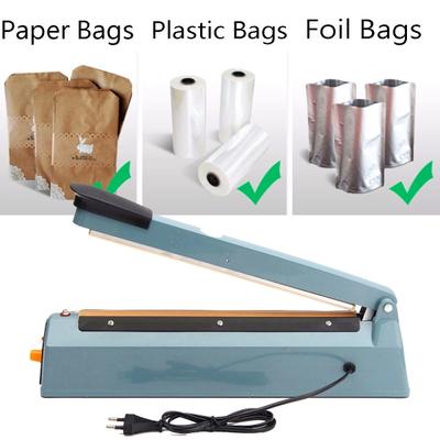 Ручной запайщик 400 Вт Импульсный запайщик Полиэтиленовый пакет Пластиковый запайщик Упаковка для запечатывания для дома кухни Дропшиппинг 220 В