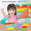 1 Set Kids Magnetic Fraction Tiles & Fraction Circles Math Manipulatives For Elementary Magnetic Fraction Educational Puzzle Toy