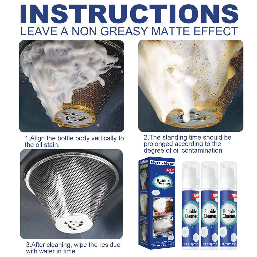 Очиститель для кухни от тяжелого масла. Кухонная утварь очищает, освежает и устраняет запахи, 300 мл.