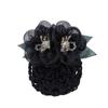 Flower Hairpin Bun Cover Snood Headdress Hairgrips Cover Net Elegant Women Spring Hair Clip  Gift
