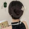 Ancient Style High-End Chinese Sandalwood Tassel Hairpin for Hanfu Costume Updo