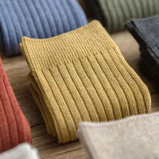 10 пар зимних носков, утолщенные плюшевые носки средней длины, высокоэластичные, с вышитым сердцем, нескользящие, не скатывающиеся, носки-тапочки, комфортные, теплые, спальные носки