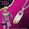 TV Anime Bizarre Golden Feature Necklace Silver Unisex Accessory Jewelry Popular Gift for Men and Women [U-Treasure] "JoJo's Adventure Wind" "Giorno