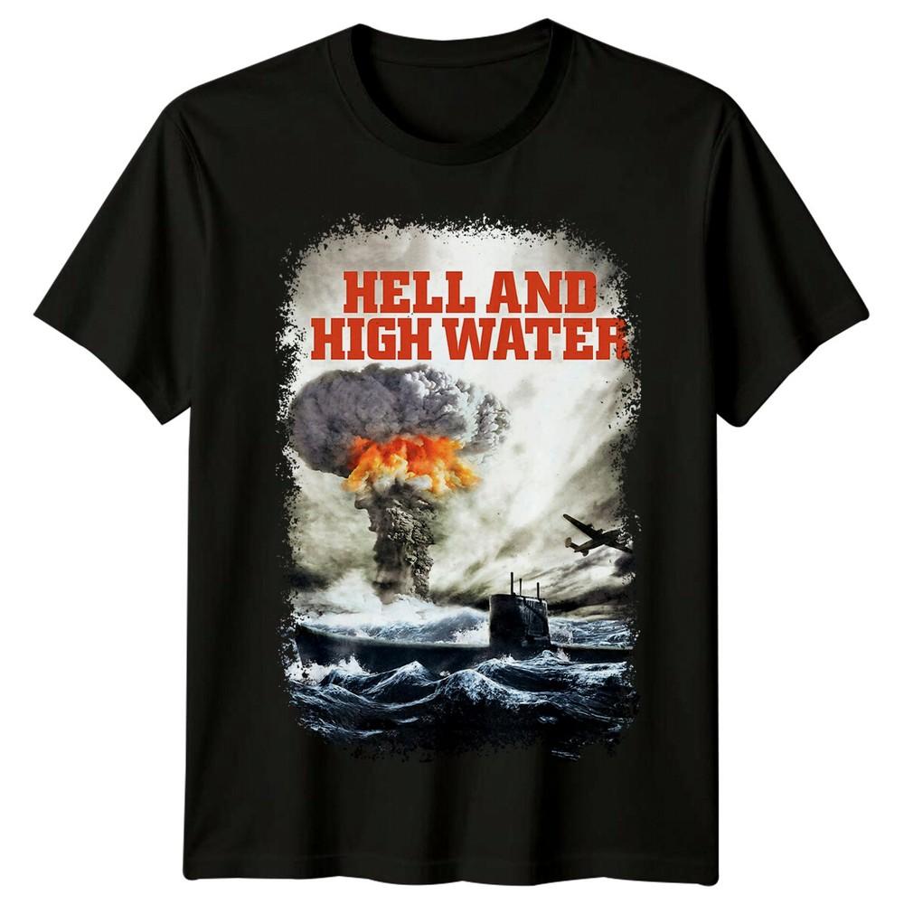Hell and High Water (1954) Movie Poster Inspired T-Shirt Retro 80s Tee