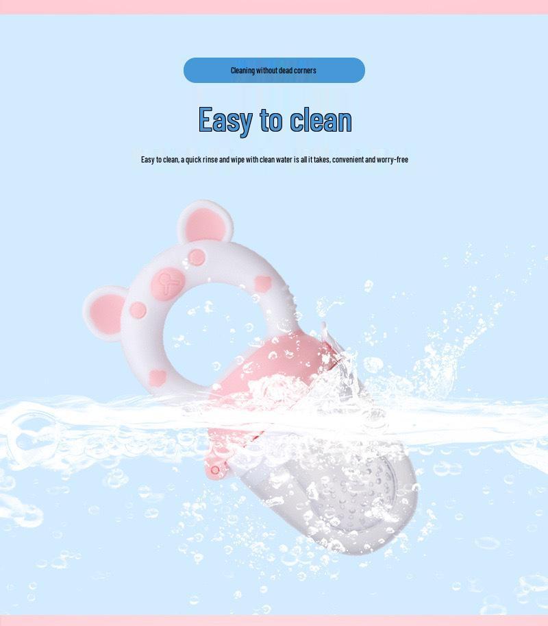 Силиконовый прорезыватель: Детский ниблер для фруктов и овощей