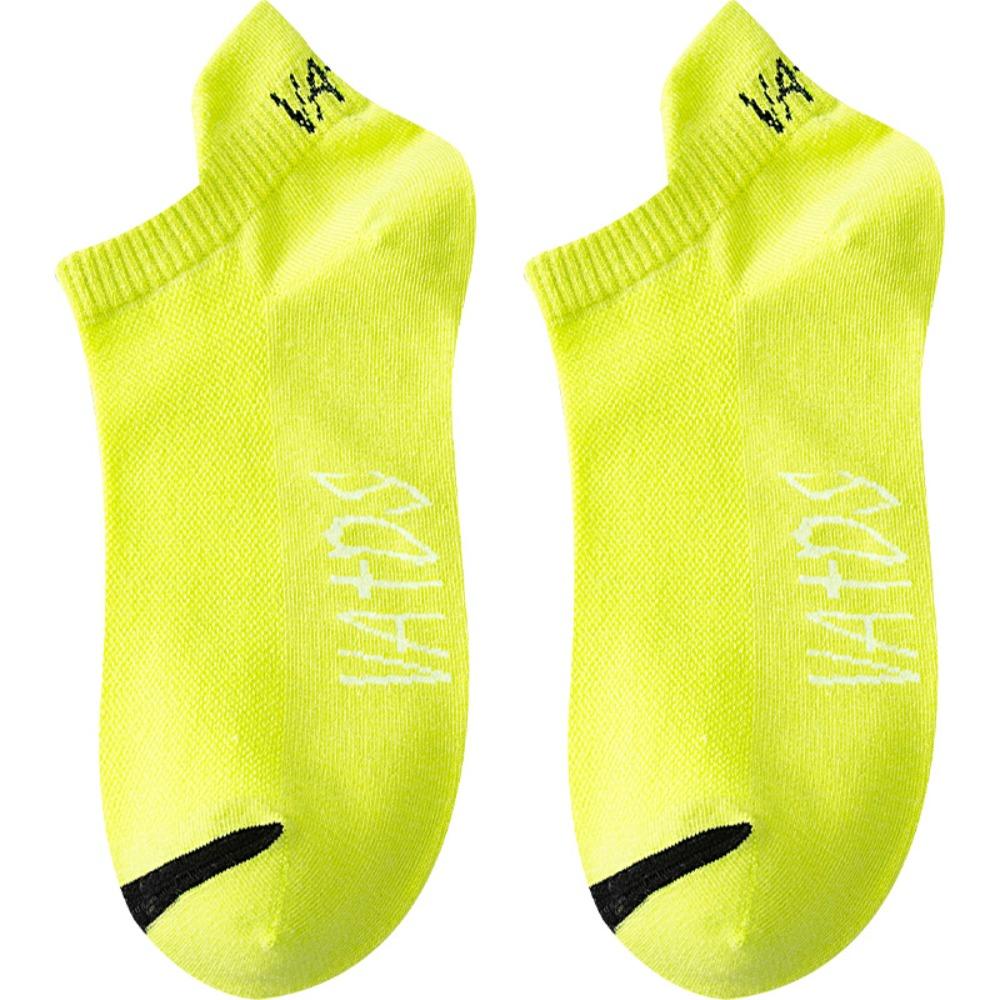 Heel Color Breathable Cotton Socks Athletic Sports Socks Ankle No Show Socks Short Low Cut Socks