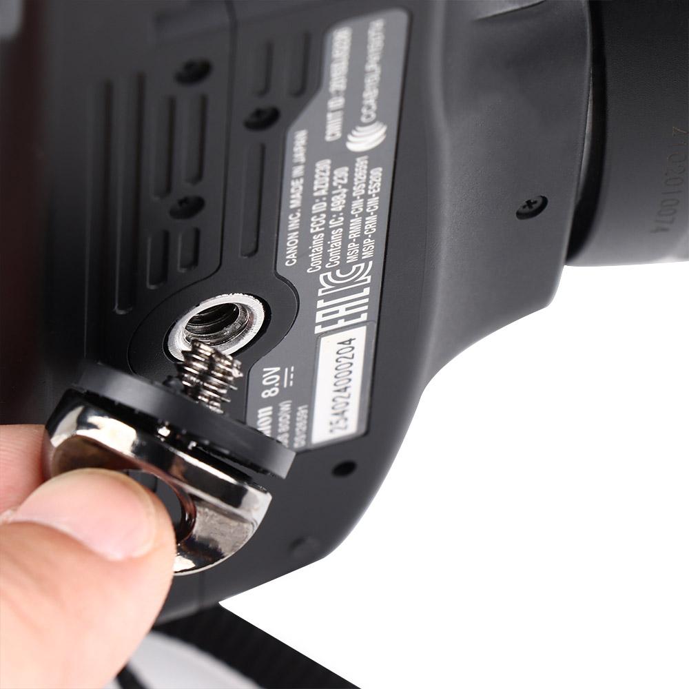 Zinc Zinc Alloy Camcorder Camera Quick Sling Strap Nut Connecting Adapter 1/4" Screw Strap