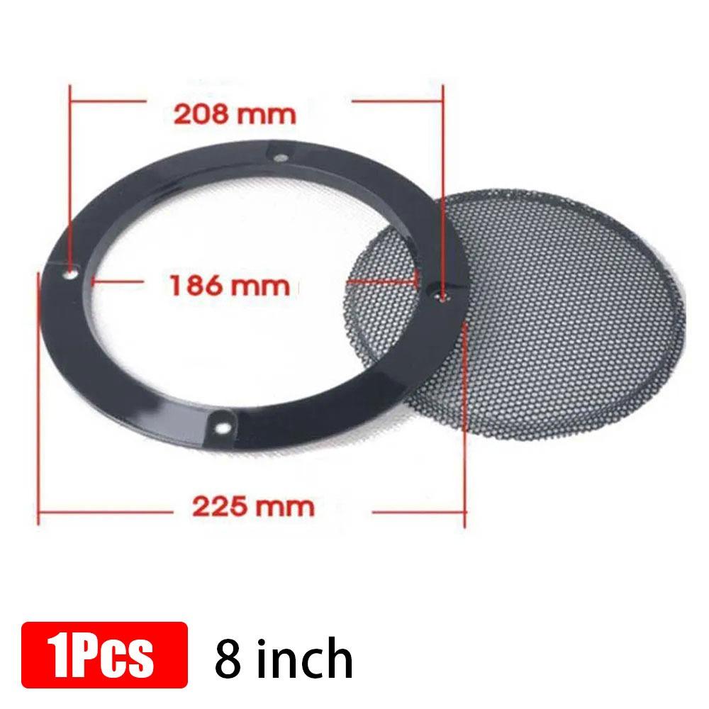 1/2/4/8/10Pcs High-grade Speakers Plastic Frame 2/3/4/5/6.5/8/10 Inch Decorative Mesh