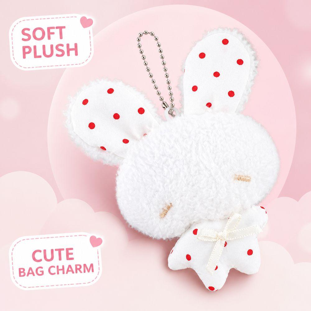 Long Ear Plush Bunny Keychain Soft Stuffed Bunny Hanging Ornament Stuffed Bag Charm Bag Decoration