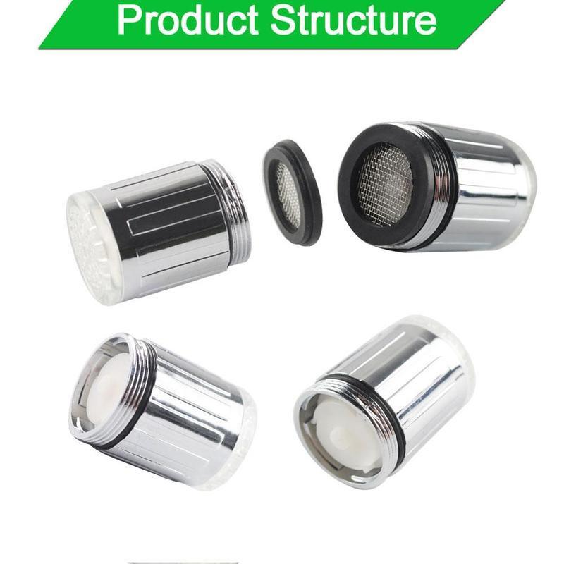 Glow Fantastic Water Tap RGB Temperature Control Led Light Sensor Light