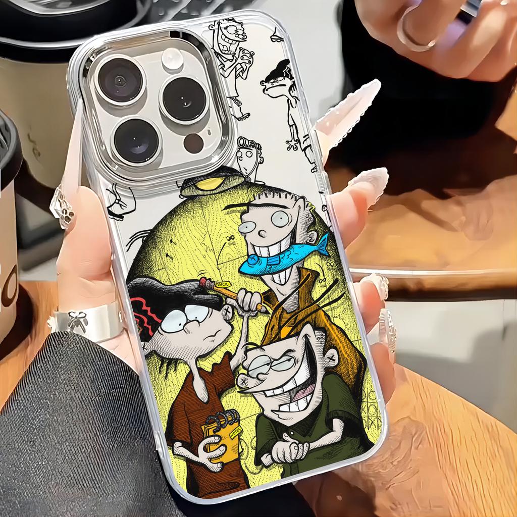 Чехол для телефона E-Ed Edd N Eddy для Samsung Galaxy S25 S24 S23 S22 S21 S20 Note20 FE Ultra Edge Plus 4G 5G Прозрачный Мягкий Чехол