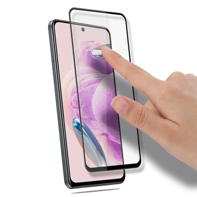 AMORUS 2 шт. Для Xiaomi Redmi Note 12S 4G Защитная пленка для экрана с шелкографией Полное покрытие HD Закаленное стекло