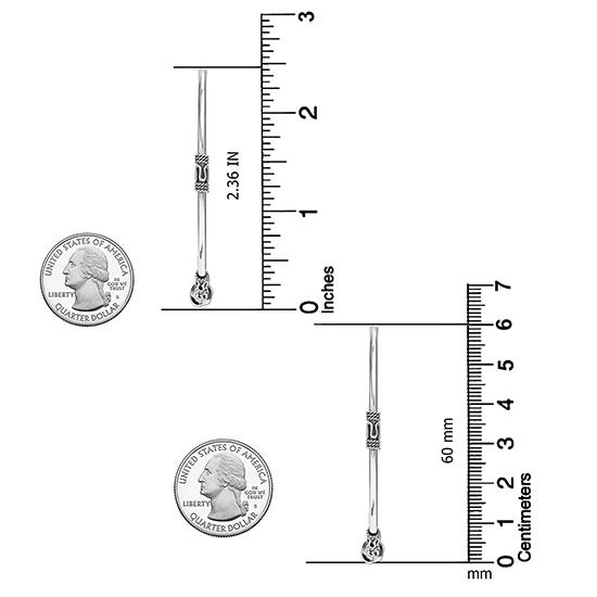 LeCalla Ювелирные изделия из настоящего стерлингового серебра БОЛЬШИЕ окисленные балийские круглые серьги-кольца с застежкой-топом для женщин 60 мм
