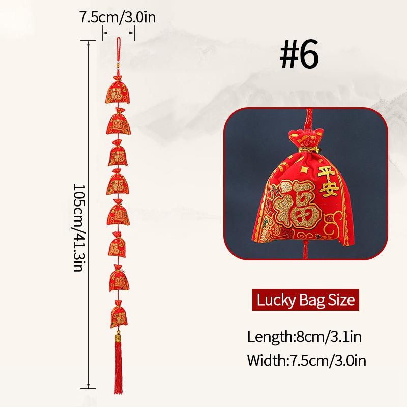 2025 New Year Hanging Ornament Spring Festival Decorations Door Window Wall Year of the Snake Lucky Hanging Ornaments Home Decor