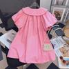 Sweet & Stylish Girls' Summer Short-Sleeved Princess Dress 2024 - Trendy Medium & Large Sizes