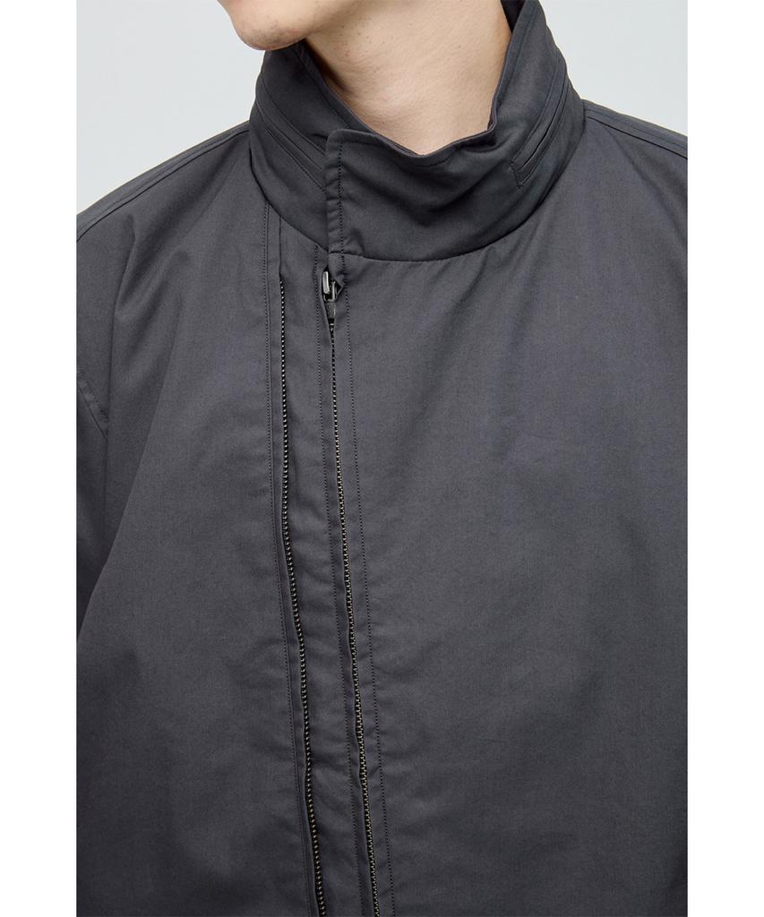 HATCHINGROOM Diagonal Zip Jacket V2 Charcoal