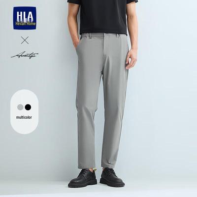 Мужские легкие брюки HLA в стиле business casual с эластичной тканью